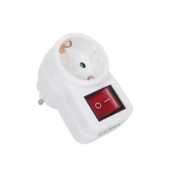 Perel Verdeelstekker Met Schakelaar, Stopcontact Met Randaarde (schuko, Type F), 3500 W