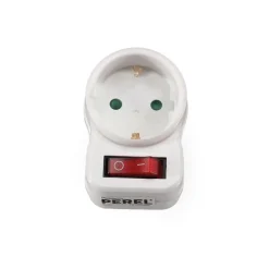Perel Verdeelstekker Met Schakelaar, Stopcontact Met Randaarde (schuko, Type F), 3500 W