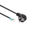 Perel Voedingskabel, H05VV-F 3G0.75, 1.5 m, 10 A/230 V, 2500 W, type E/F 90°, voor binnen, pvc, zwar