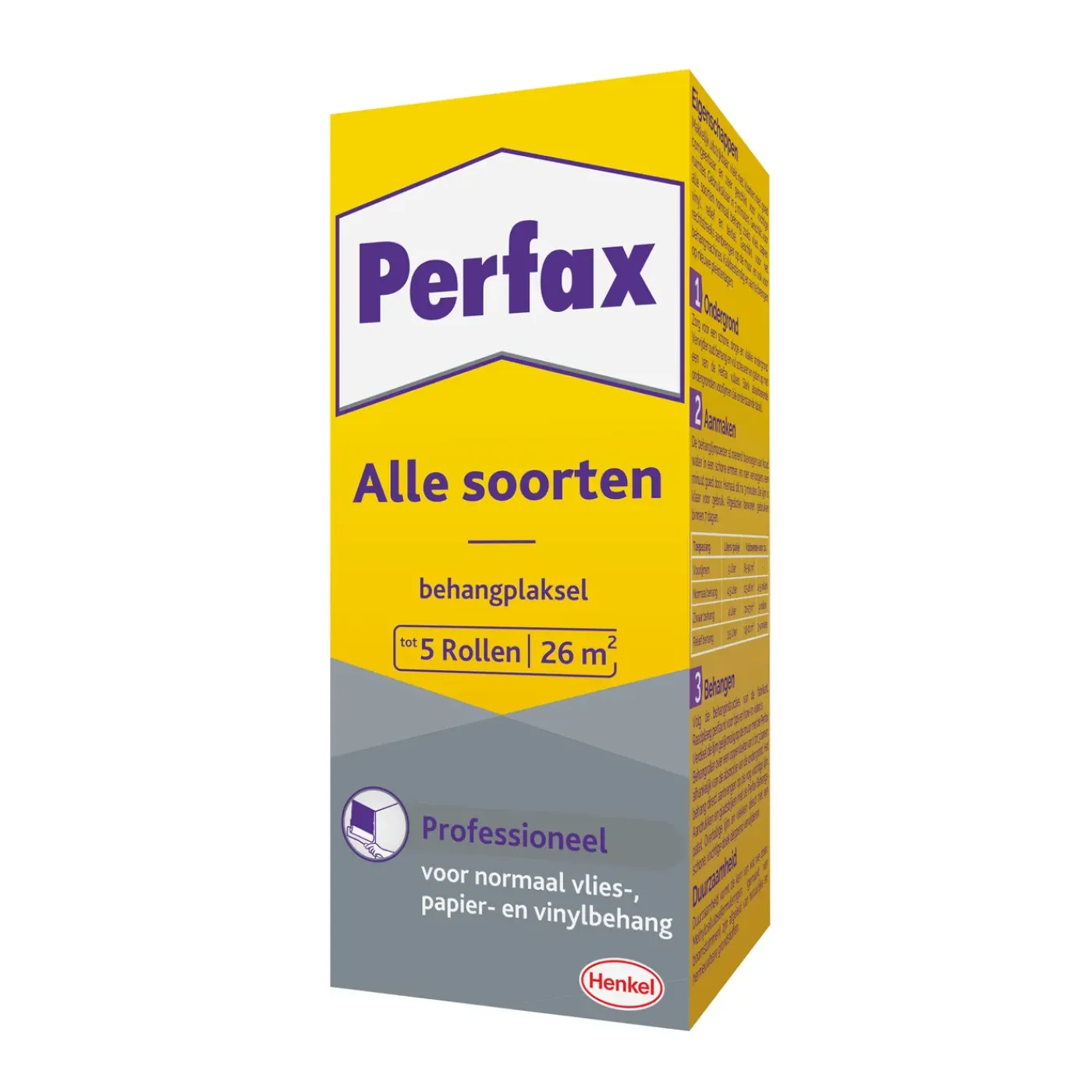 Perfax Alle Soorten Professioneel Behanglijm Alle Soorten Behang - Transparant - 180g