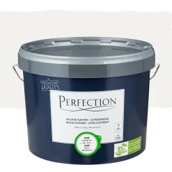 Perfection Muur & Plafond Muurverf - Mat - Verkeerswit RAL 9016 - 10L