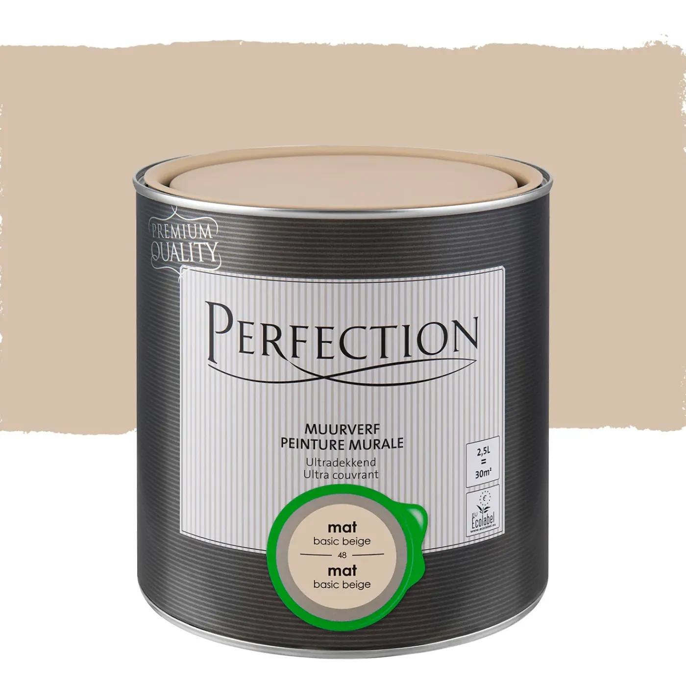 Perfection Ultradekkend Muurverf - Mat - Basic Beige - 2,5L