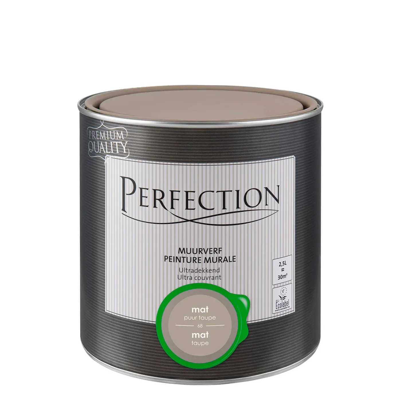 Perfection Ultradekkend Muurverf - Mat - Taupe - 2,5L