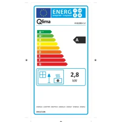 Qlima Petroleumkachel - R 8128 S C-2 - Zwart