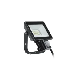Philips Breedstraler ProjectLine - Zwart - 20W - 1800lm - Warm Wit - IP65 - met Bewegingssensor