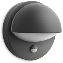 Philips Buitenwandlamp June - Antraciet - E27 - 12W - met Sensor