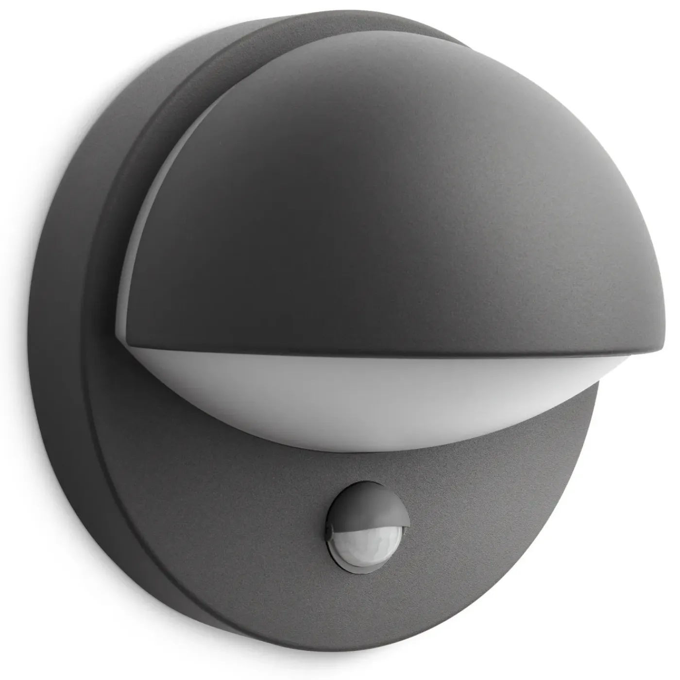 Philips Buitenwandlamp June - Antraciet - E27 - 12W - met Sensor