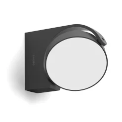 Philips Buitenwandlamp Mimosa - Antraciet - Warm Wit - 7W