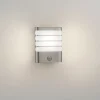 Philips Buitenwandlamp Raccoon - Zilver - Warm Wit - 3W - met Sensor