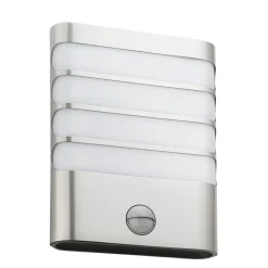 Philips Buitenwandlamp Raccoon - Zilver - Warm Wit - 3W - met Sensor