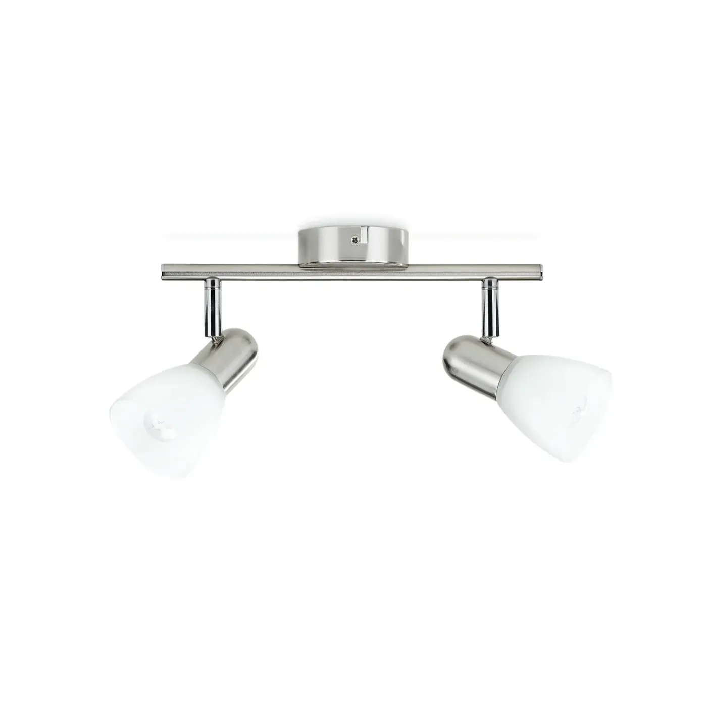 Philips Burlap Opbouwspot Met 2 Lichtpunten (wit/aluminium) - E14 Fitting