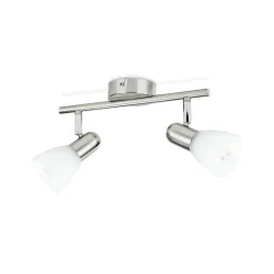 Philips Burlap Opbouwspot Met 2 Lichtpunten (wit/aluminium) - E14 Fitting