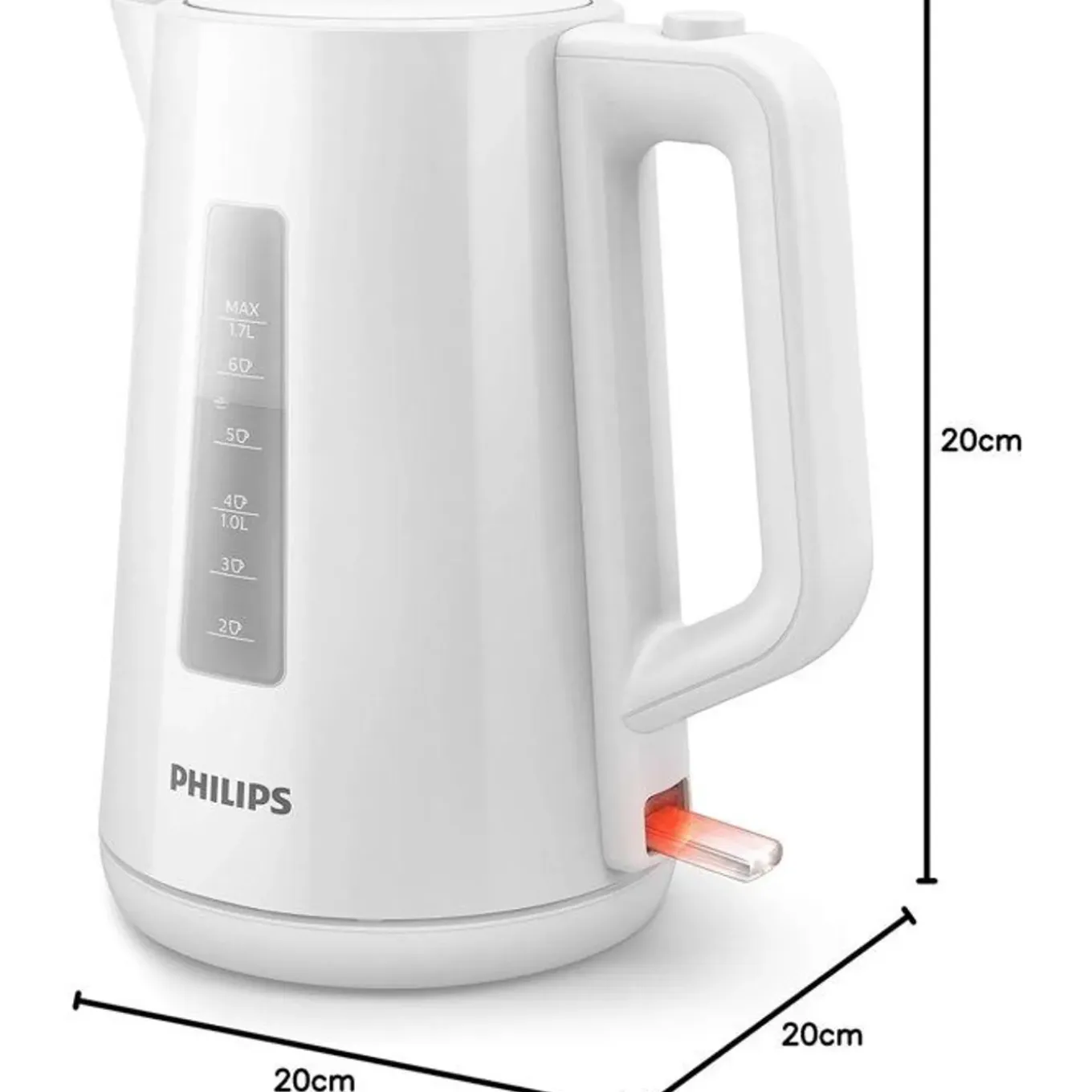 Philips Elektrische Waterkoker Hd9318/00 Daily Collectie 1,7l 2200w Wit