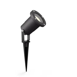 Philips grondspot PuLed zwart GU10 5W