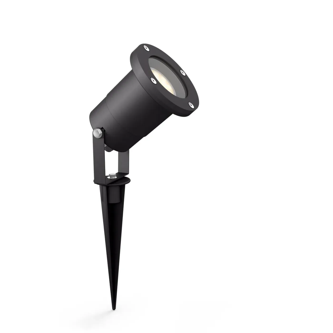 Philips grondspot PuLed zwart GU10 5W