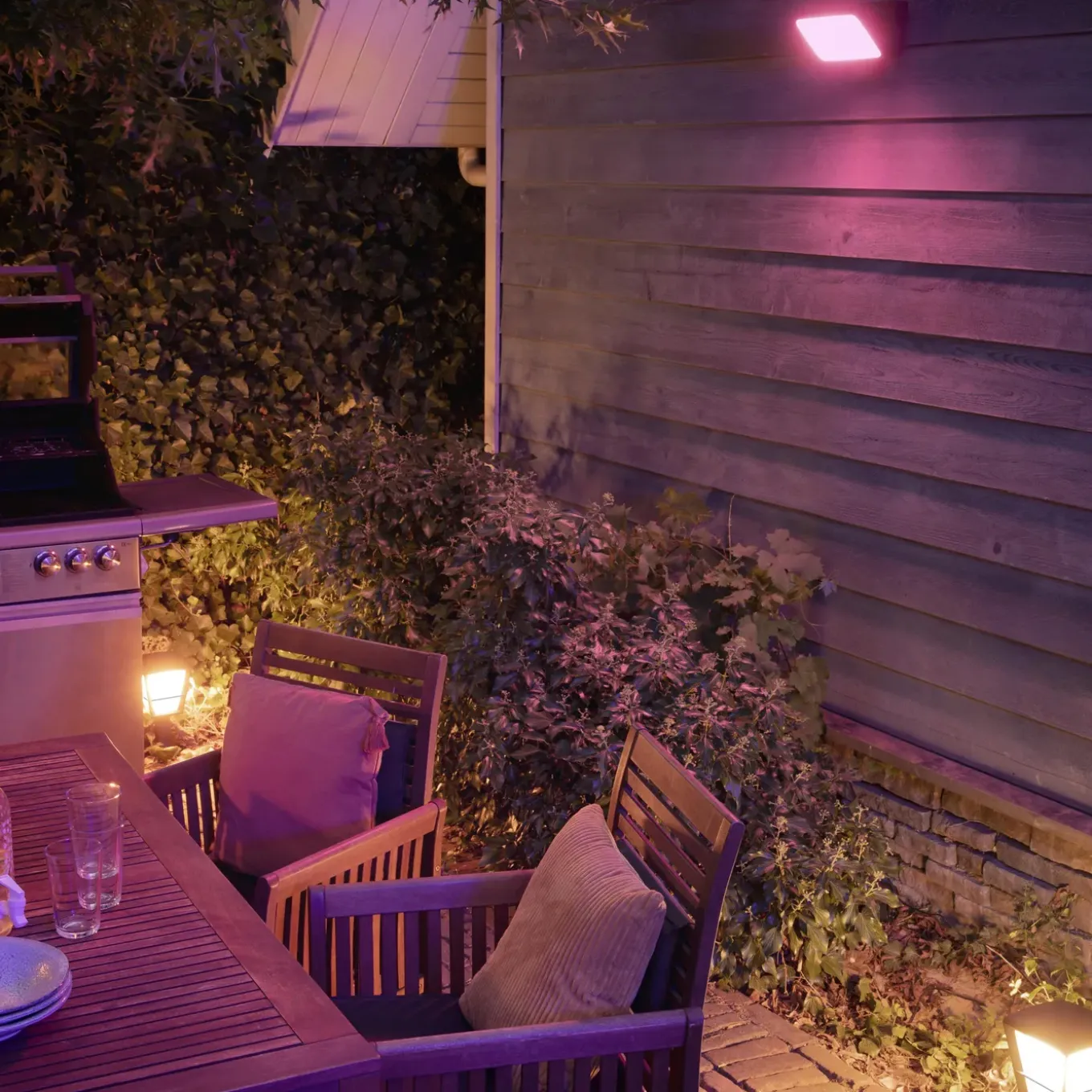 Philips Hue Discover Set Van 2 Verstralers (zwart) - Incl. Bewegingssensor Voor Buiten