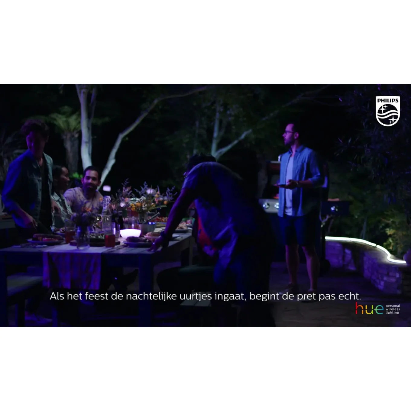 Philips Hue Impress wandlamp - wit en gekleurd licht - zwart - smal