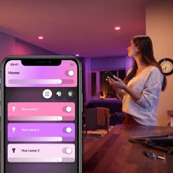 Philips Hue inbouwspot Centura zwart wit en gekleurd GU10 5,7W