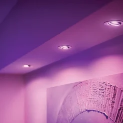 Philips Hue inbouwspot Centura rond wit gekleurd en wit licht GU10 5,7W 3 stuks