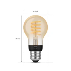 Philips Hue ledfilamentlamp A60 E27 7W