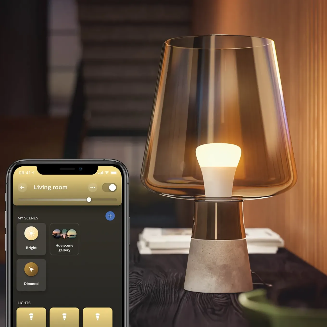 Philips Hue ledlamp warm wit E27 9W 2 stuks