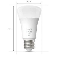 Philips Hue ledlamp warm wit E27 9W 2 stuks