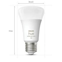 Philips Hue ledlamp wit en gekleurd licht E27 11W