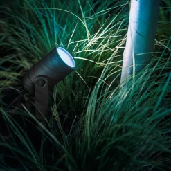 Philips Hue Lily tuinspot - wit en gekleurd licht - 1-spot - zwart - LowVolt - basis
