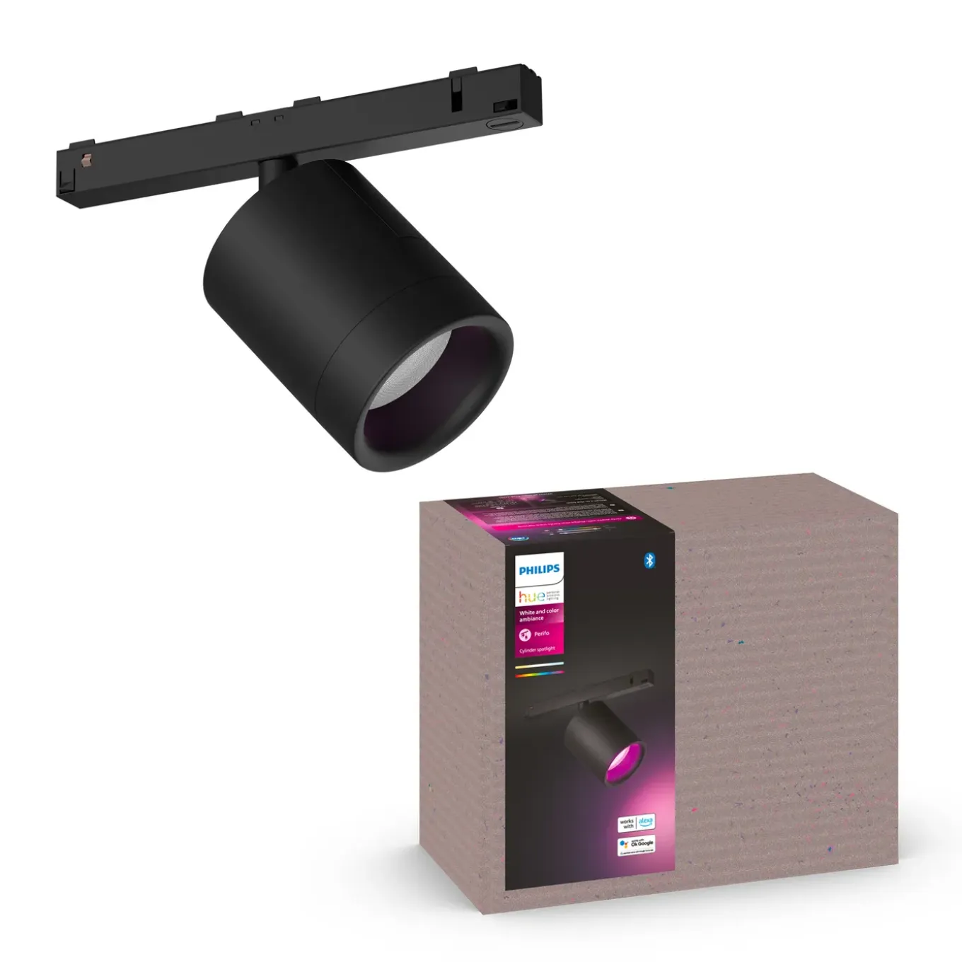 Philips Hue Perifo Opbouwspot (zwart) Wit/gekleurd Licht - Uitbreiding - White And Color Ambiance