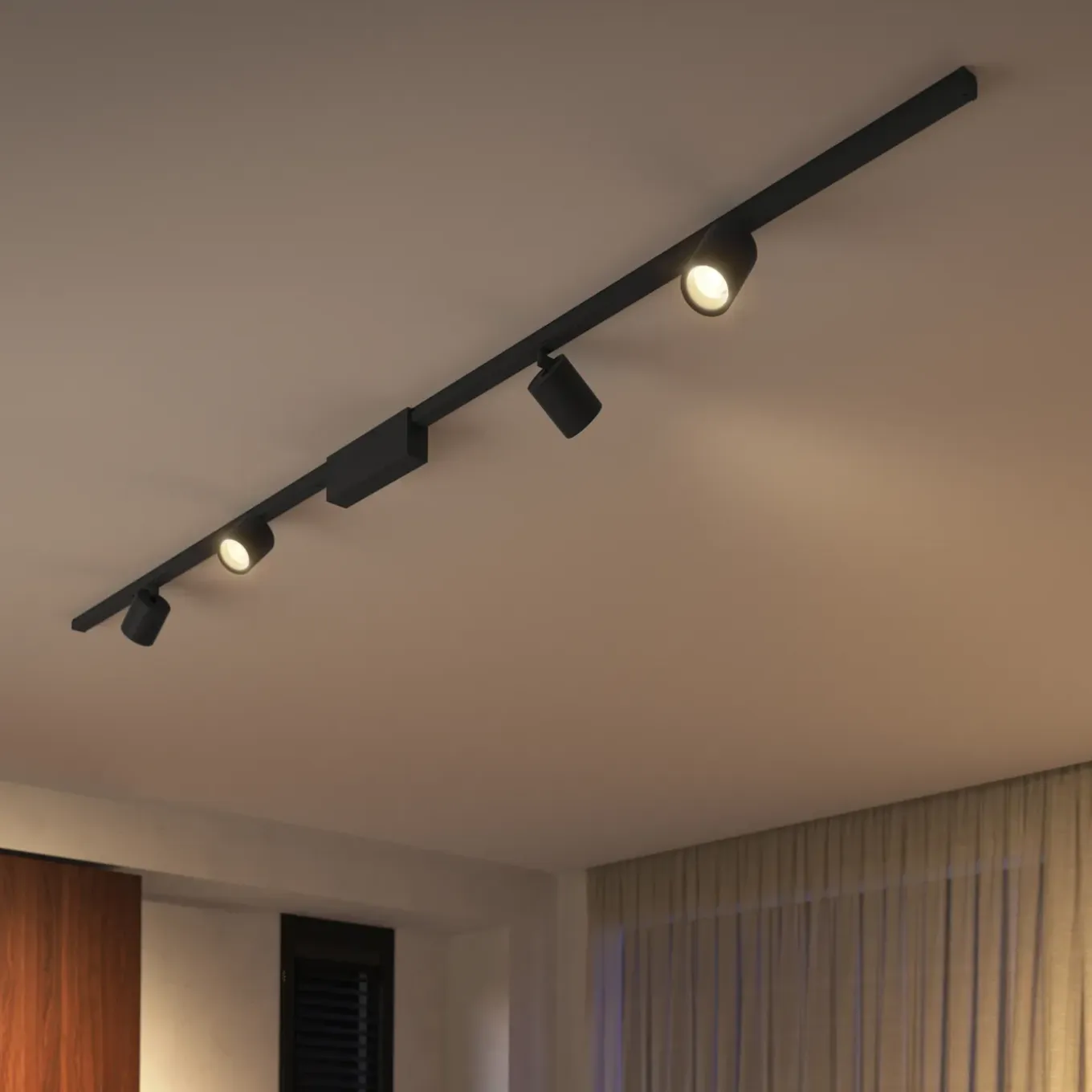 Philips Hue Perifo Opbouwspot (zwart) Wit/gekleurd Licht - Uitbreiding - White And Color Ambiance