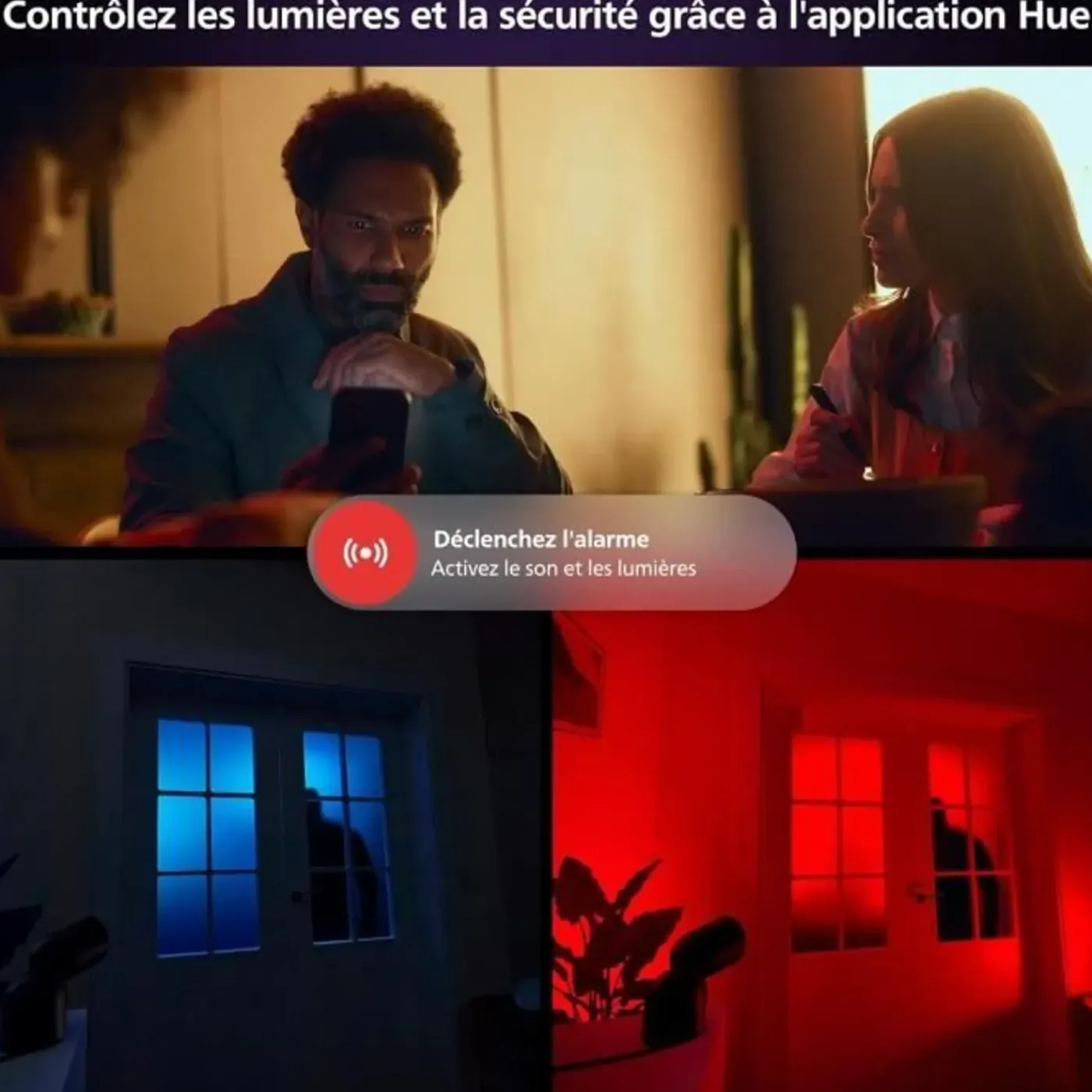 Philips Hue Projector Met Slimme Buitencamera Secure 1080p Ingebouwd Tweewegcom