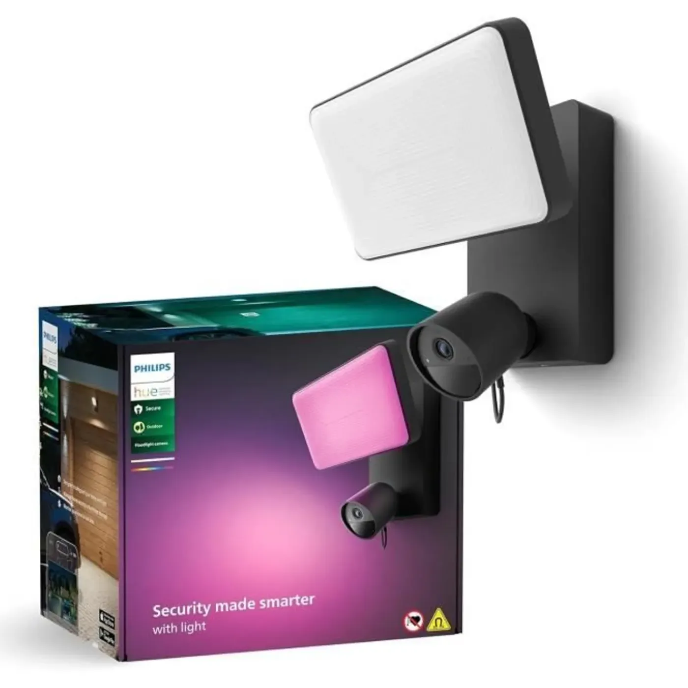 Philips Hue Projector Met Slimme Buitencamera Secure 1080p Ingebouwd Tweewegcom