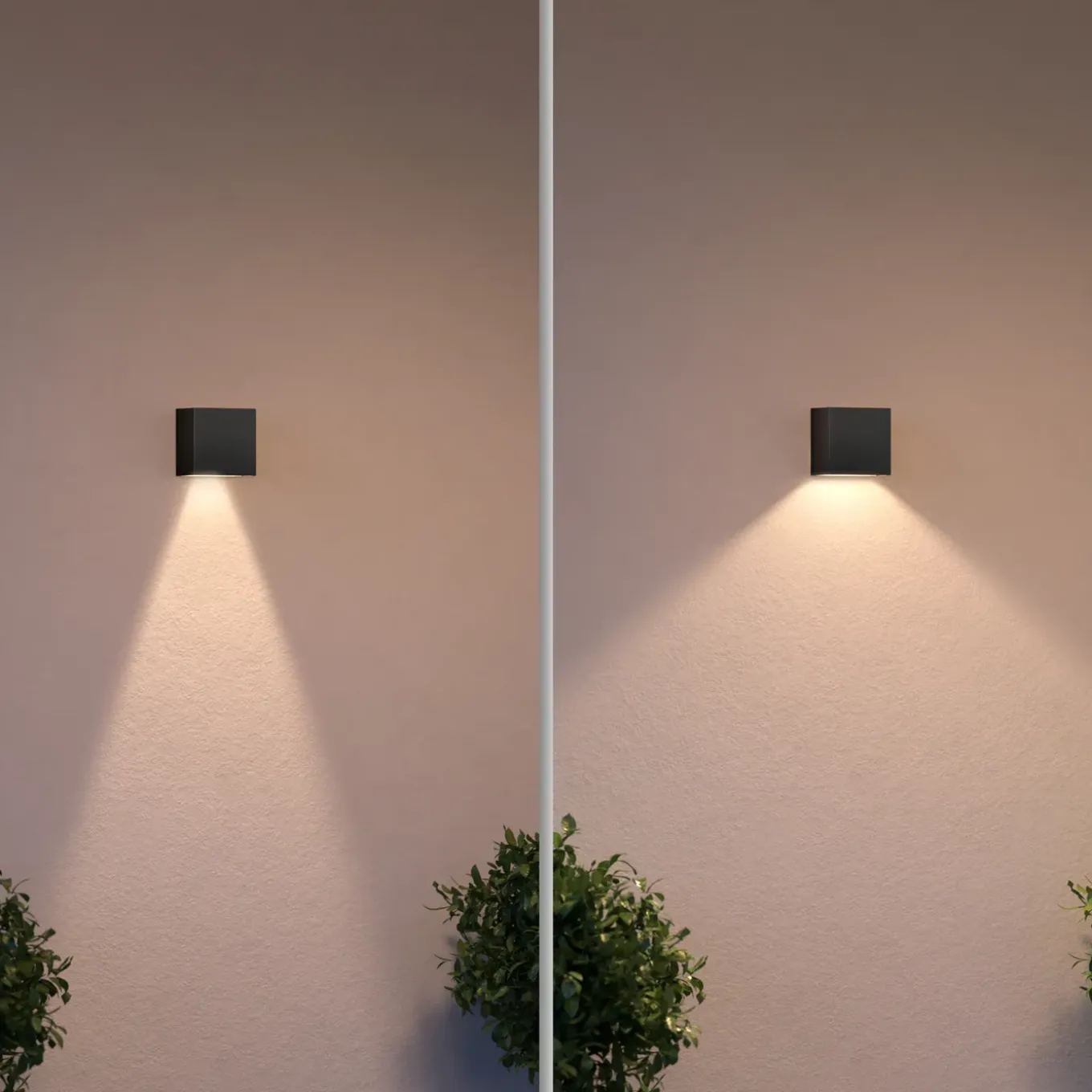 Philips Hue Resonate Down - wandlamp - wit en gekleurd licht - zwart