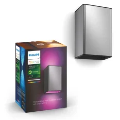 Philips Hue Resonate wandlamp - wit en gekleurd licht - roestvrij staal