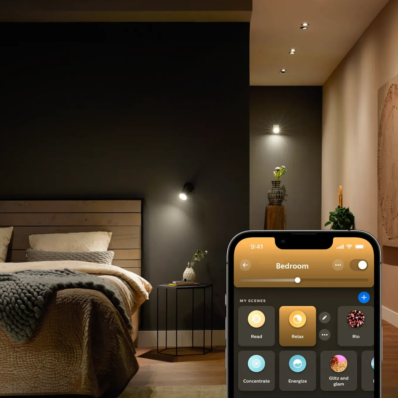 Philips Hue slimme ledspot aanpasbaar wit GU10 5W set van 3