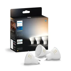 Philips Hue slimme ledspot aanpasbaar wit GU10 5W set van 3