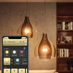 Philips Hue starterkit - warm tot koelwit licht - 3 lampen - E27 - 1100lm - 1 dimmer switch