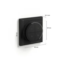 Philips Hue Tap Dial Switch Draadloze Draaischakelaar - Zwart Mat