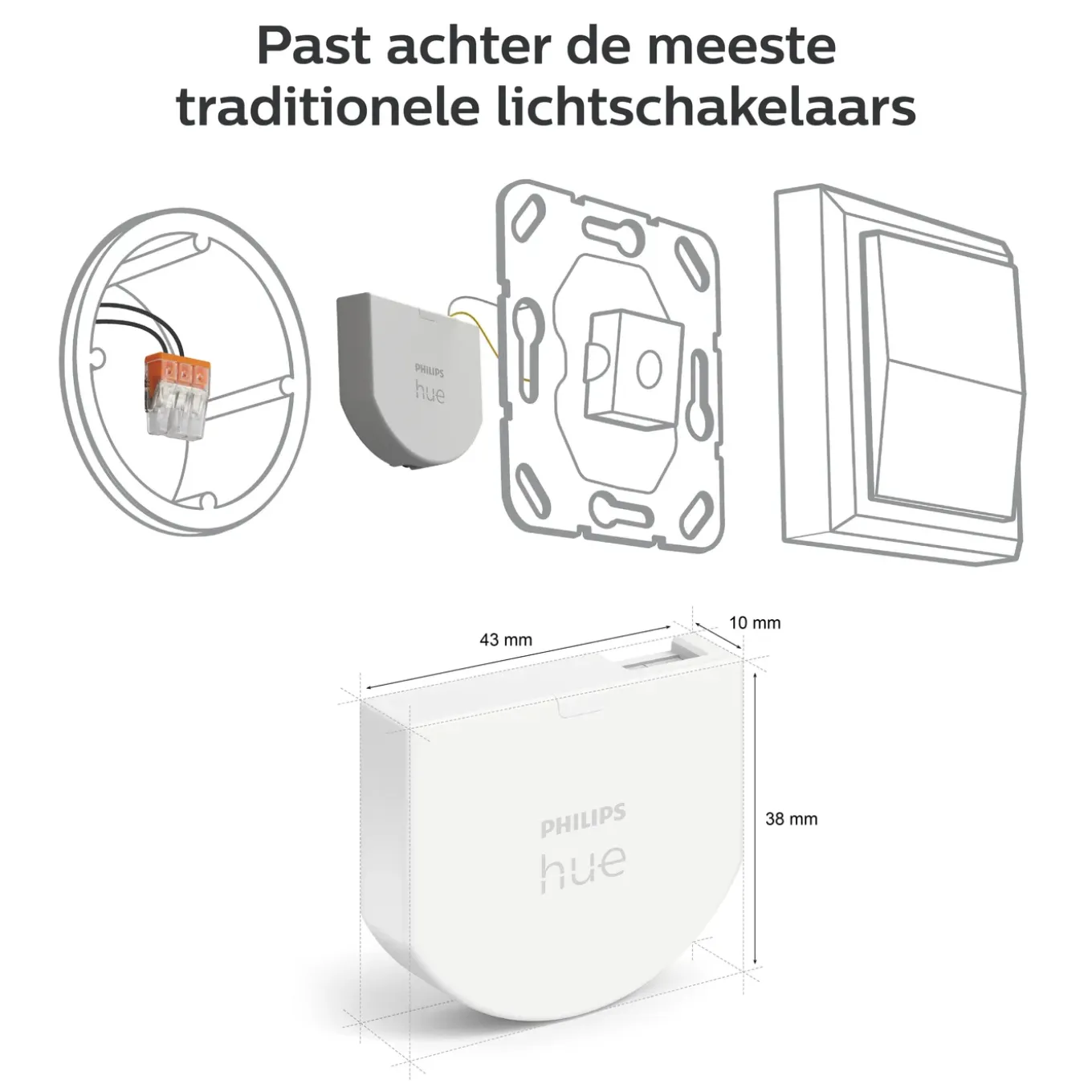 Philips Hue wandschakelaarmodule 2 stuks