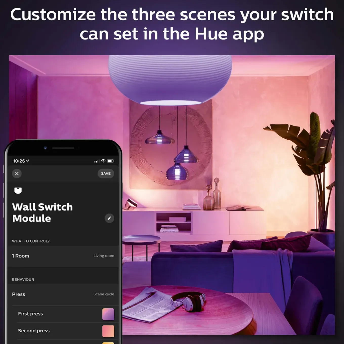Philips Hue wandschakelaarmodule 2 stuks