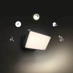 Philips Hue Welcome Verstraler (zwart) - Incl. Bewegingssensor Voor Buiten