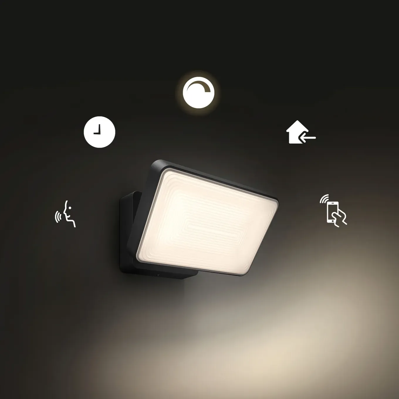 Philips Hue Welcome Verstraler (zwart) - Incl. Bewegingssensor Voor Buiten