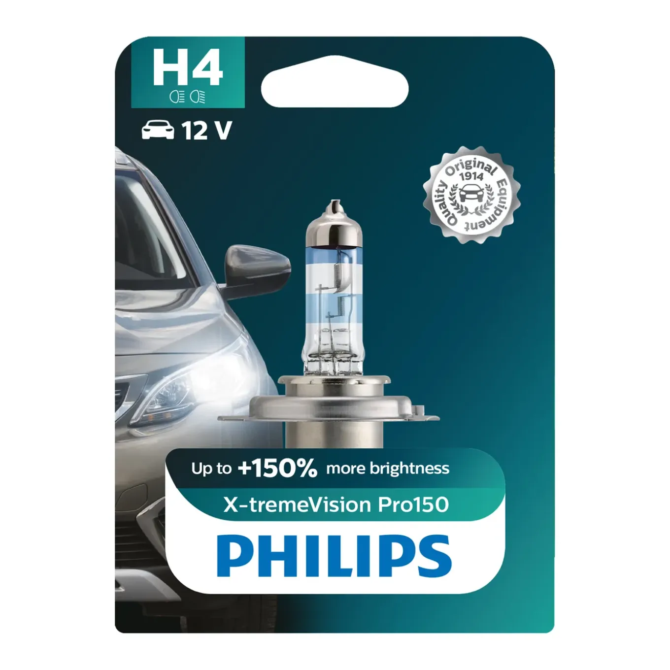 Philips lamp 12342XVPB1 X-treme Vision Pro150 H4