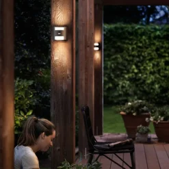 Philips muurverlichting LED Grass met bewegingssensor 9W