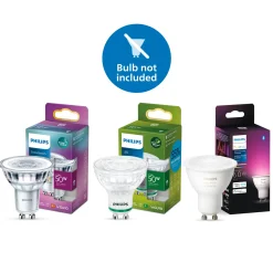 Philips Opbouwspot Kosipo - Zwart - 24cm - 2xGU10