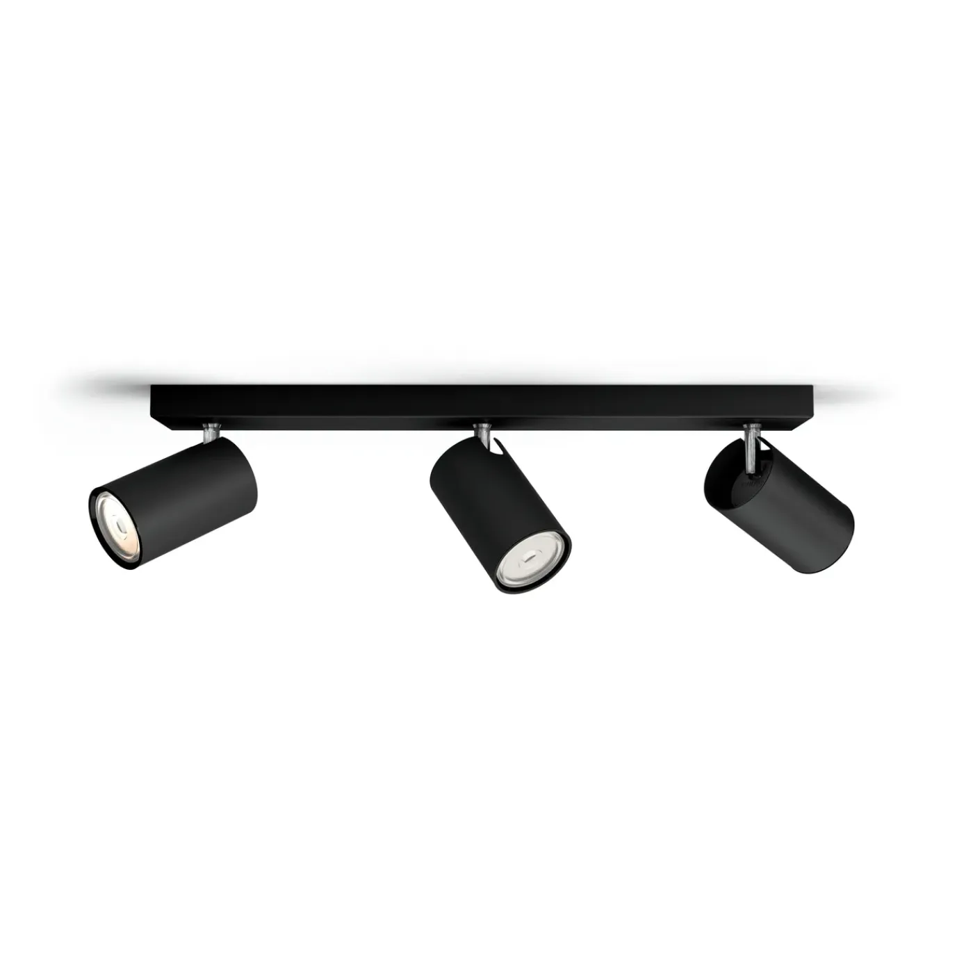 Philips Opbouwspot Kosipo - Zwart - 44,3cm - 3xGU10