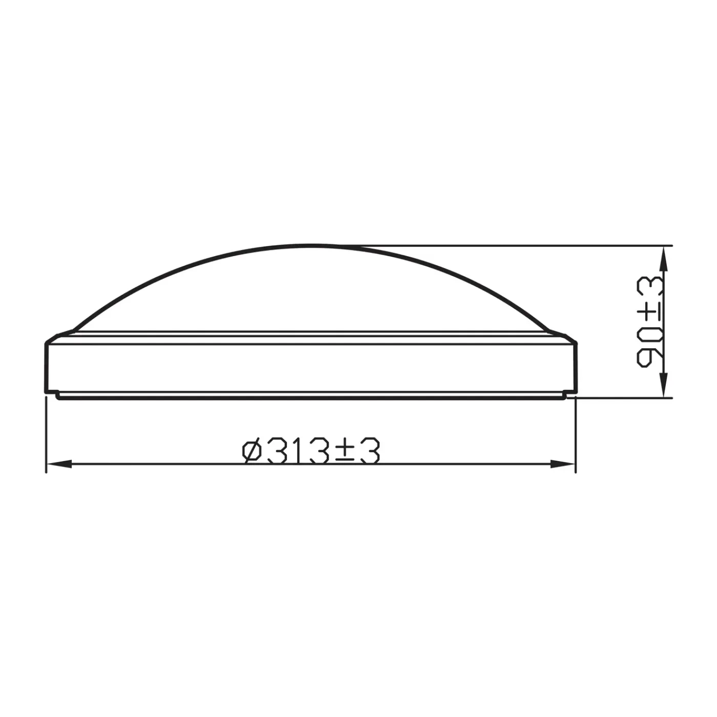 Philips plafondlamp Doris zwart ø31,3cm 17W