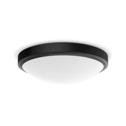 Philips plafondlamp Doris zwart ø31,3cm 17W