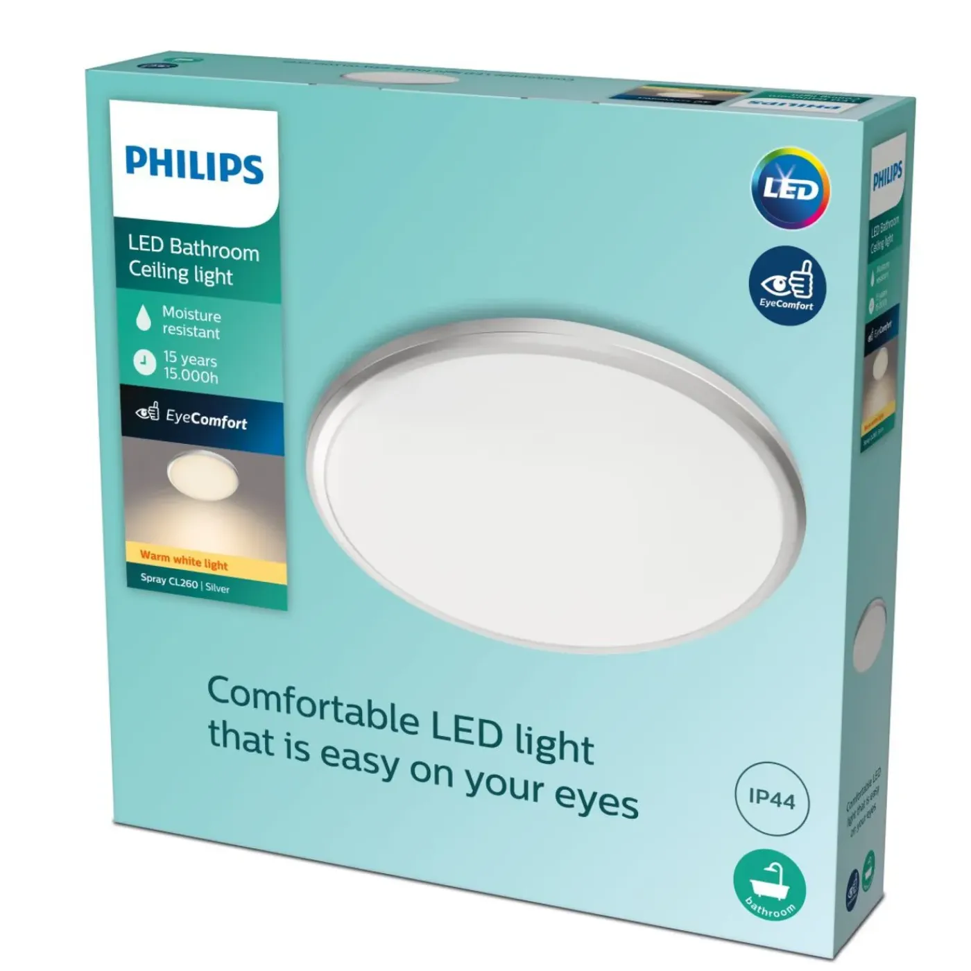 Philips plafondlamp Spray wit klein