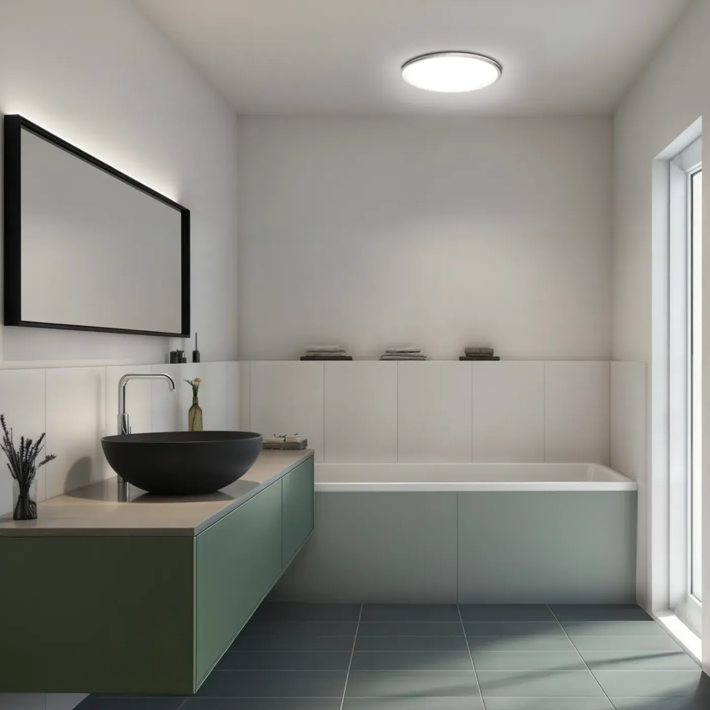 Philips plafondlamp Spray wit klein